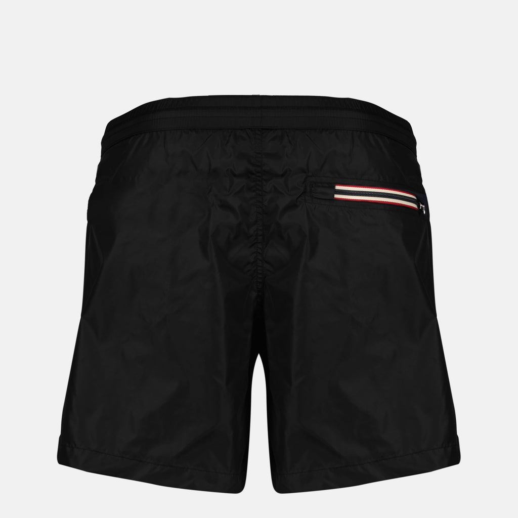 Calções de Banho em Nylon Preto