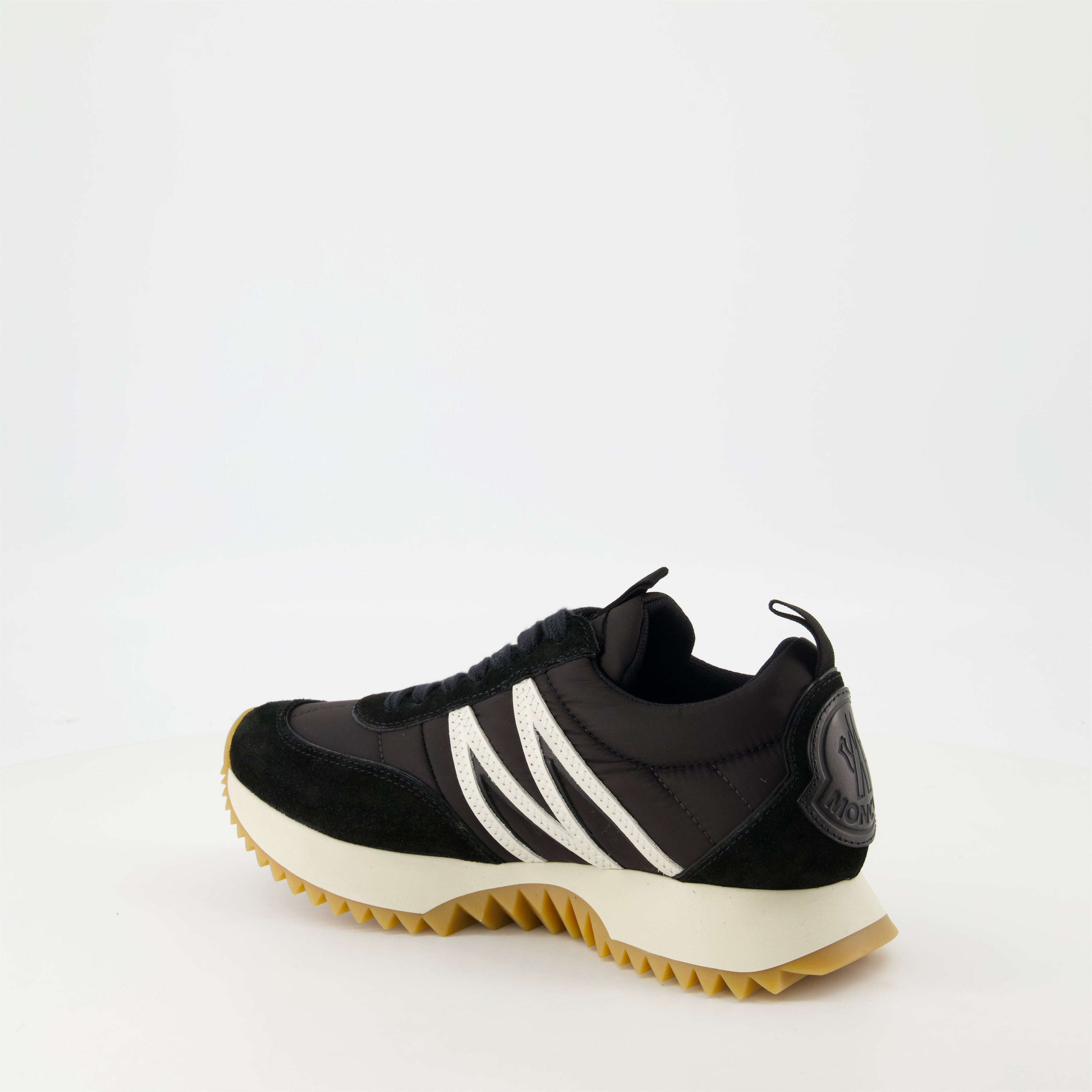 nylon sneakers, Pacey model, black sneakers, signature logo, trendy footwear