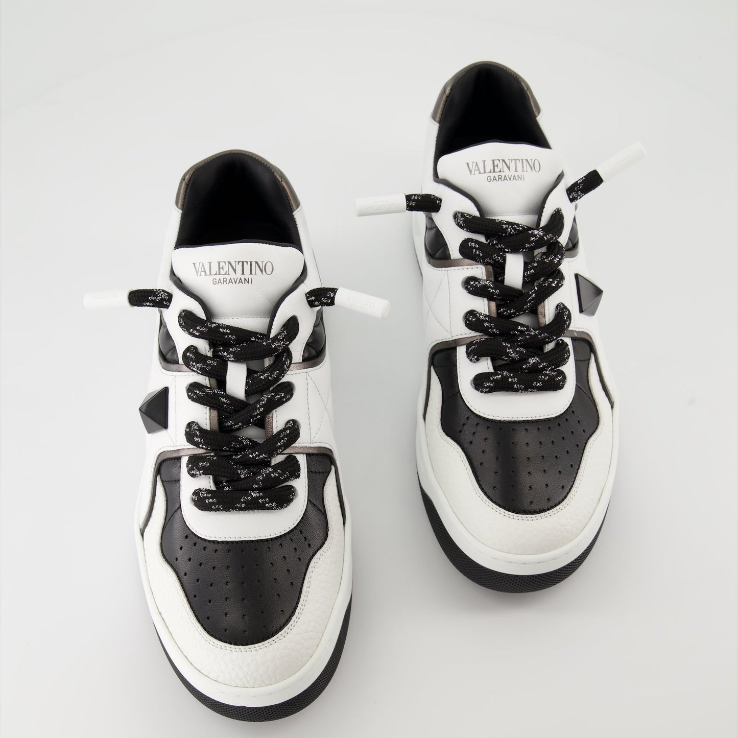 luxury sneakers, Valentino Garavani, leather sneakers, designer footwear, high-end fashion