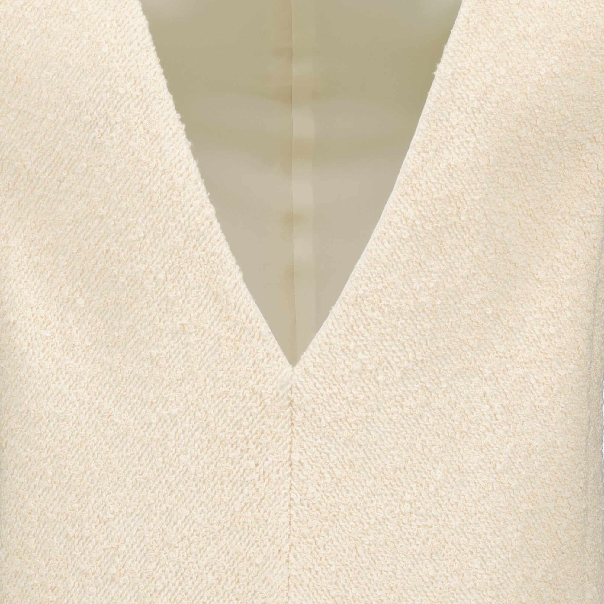 Khaite dress, ruffled dress, V-neck dress, cotton dress, Spring-Summer collection