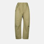 cargo pants, light green pants, women's trousers, fashionable pants, high-waisted pants