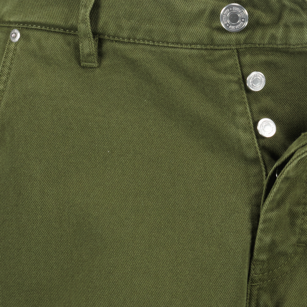 Jeans Khaki a Gamba Larga