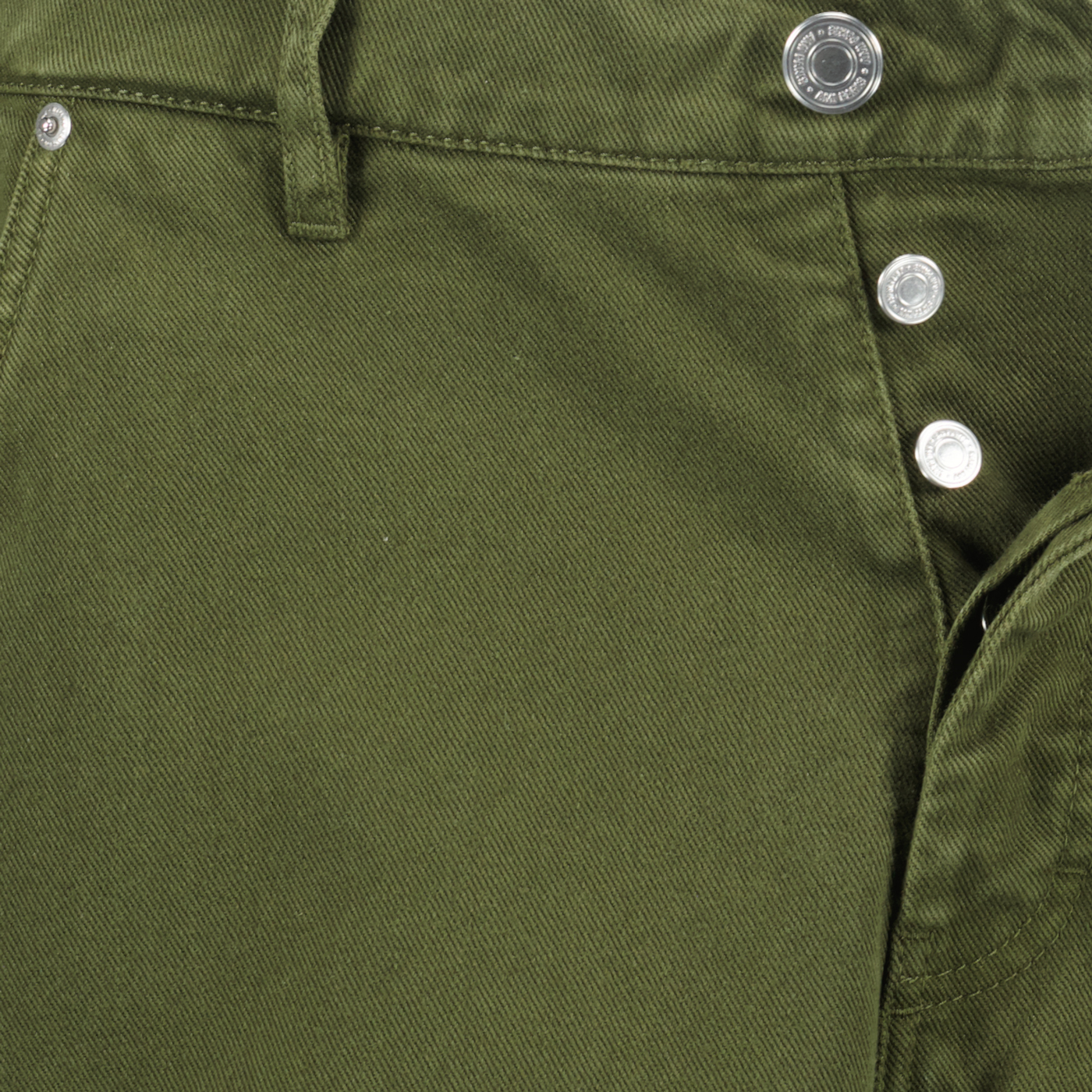 Calças Khaki de Perna Larga