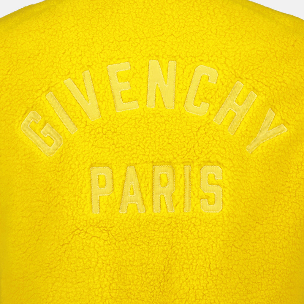 Givenchy waistcoat, yellow wool vest, luxury menswear, Autumn Winter 2025, sleeveless jacket