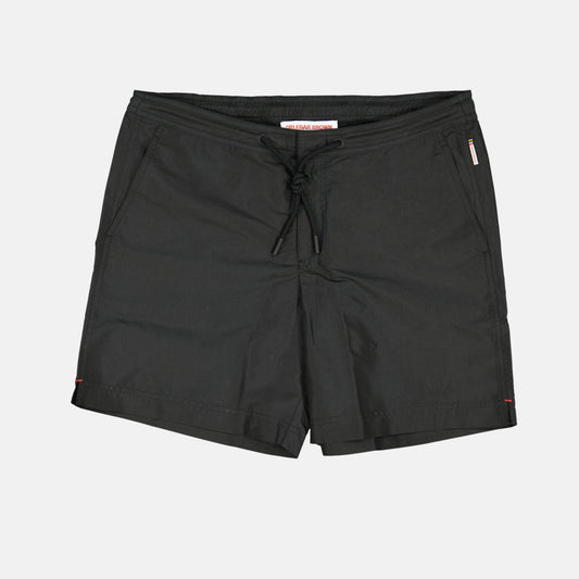 Black Swim Shorts, Orlebar Brown, Drawcord Swimwear, Luxury Swim Shorts, Men's Fashion