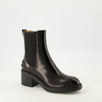 Image of Black Chelsea Boots by Tod's for Women - Season Fall - Winter 2025 - Front Right Three-Quarter View