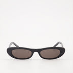 Saint Laurent sunglasses, SL 557 Shade, black sunglasses, UVA UVB protection, acetate sunglasses