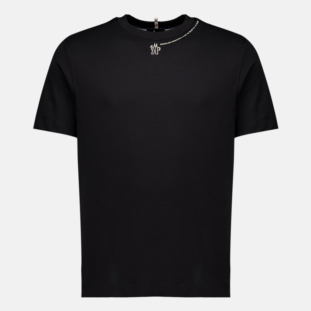 ブラック コットンジャージー Tシャツ
