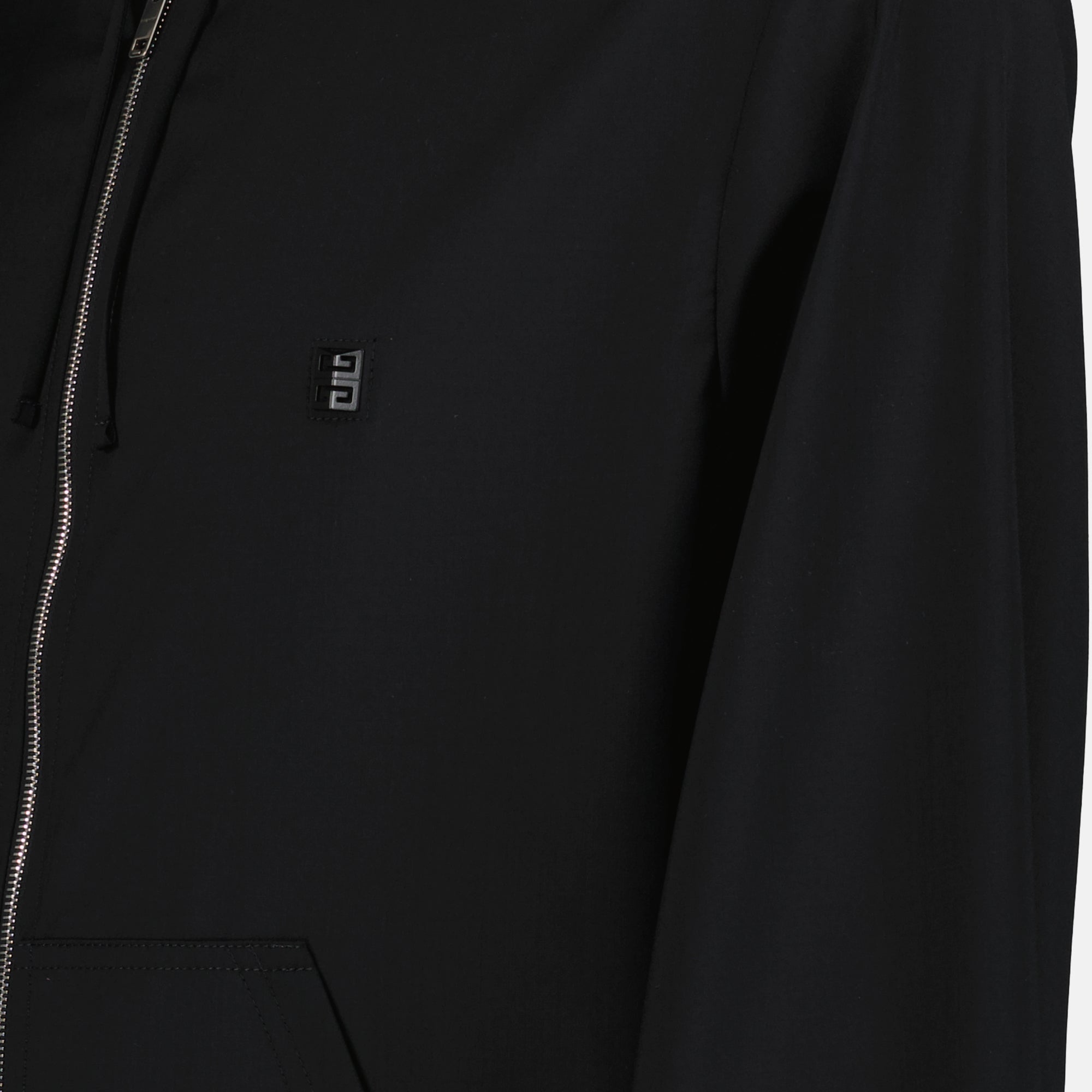 Imagen del Sudadera con Capucha Negra 4G de Givenchy para Hombre - Temporada Otoño-Invierno 2024 - Detalle 5