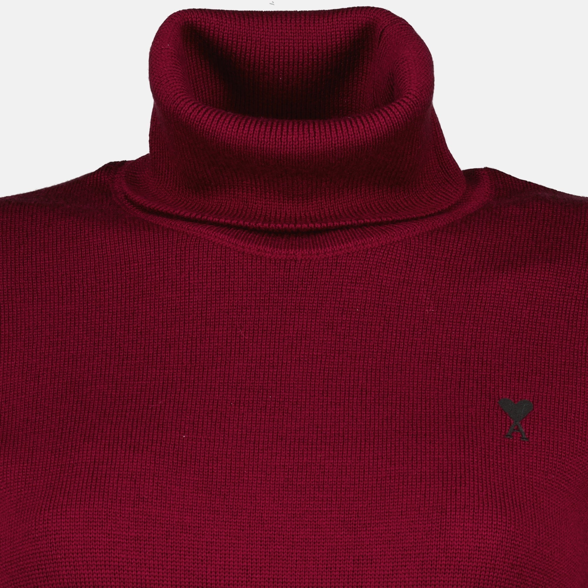 Image du Pull Ami de coeur par Ami PARIS pour Femmes - Saison Automne-Hiver 2025 - Vue de détail du produit 3