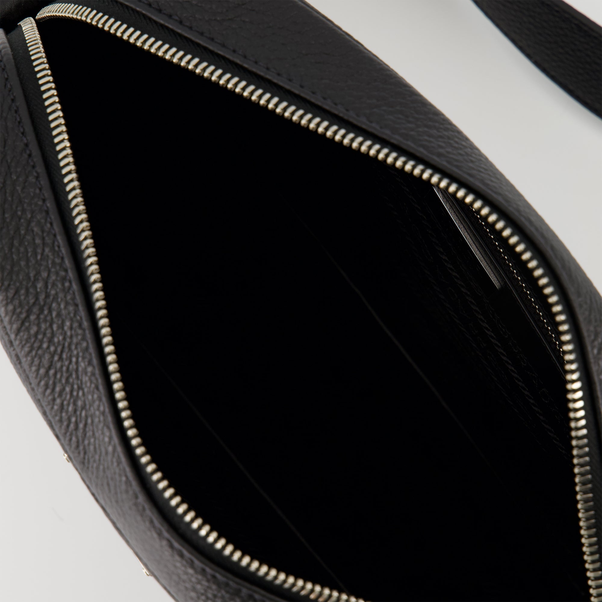 Prada bag, black shoulder bag, grained calf leather, sustainable fashion, luxury accessories