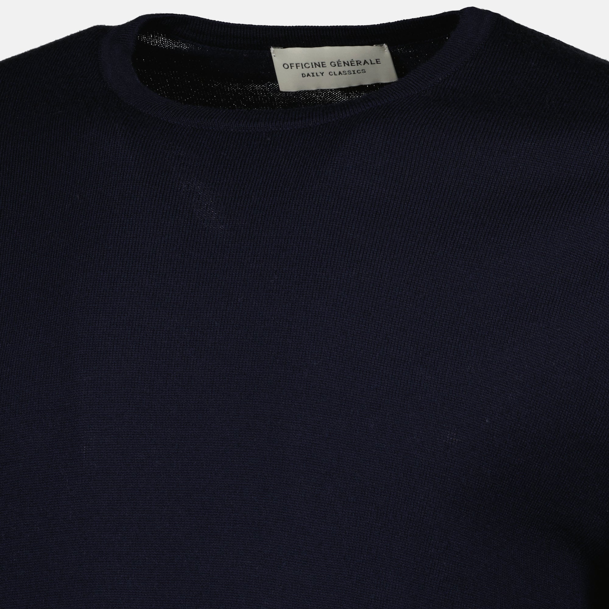 Pull en Laine Bleu Marine
