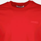 Image d'un T-shirt rouge Givenchy Paris pour hommes - Saison Printemps-Été 2026 - Détail 1