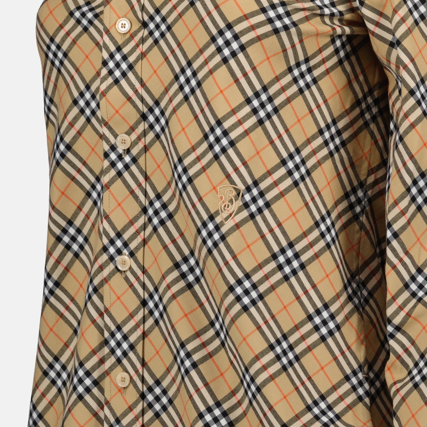 checkered shirt, cotton check shirt, beige checkered, elegant checkered design, autumn winter fashion