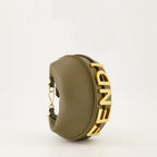 Fendi, Mini Bag, Khaki Leather, Autumn-Winter 2024, Luxury Accessory
