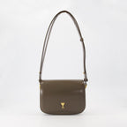 Image of Sac Paris Marron by Ami PARIS for Unisex - Season Autumn-Winter 2025 - Front View