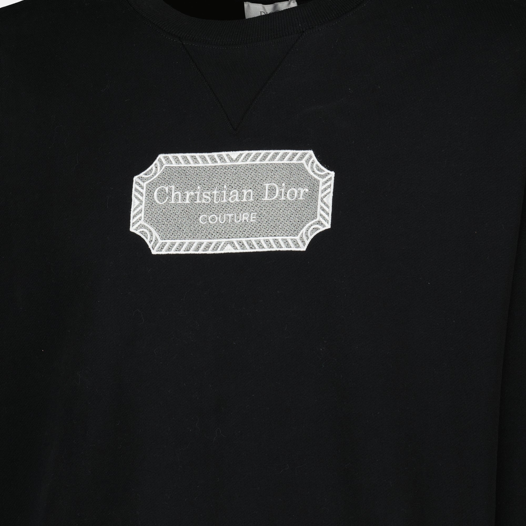Image of sweat christian dior couture noir by Dior for Men - Season Autumn-Winter 2022 - Detail View 1