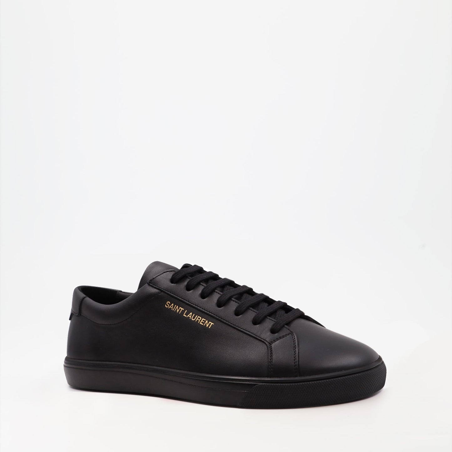 luxury sneakers, smooth leather, Saint Laurent sneakers, elegant footwear, designer sneakers