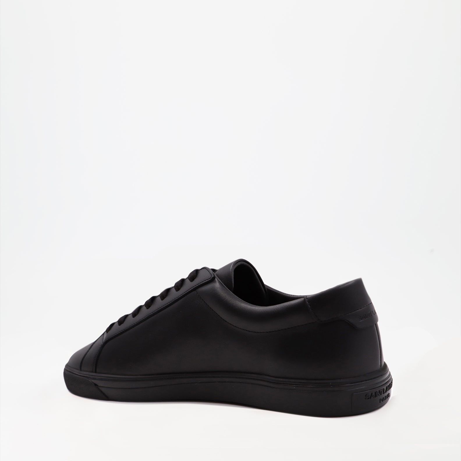 luxury sneakers, smooth leather, Saint Laurent sneakers, elegant footwear, designer sneakers