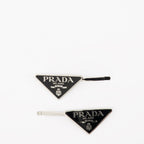 Bild von Prada schwarzen Haarklammern von Prada für Frauen - Saison Frühling-Sommer 2026 - Vorderansicht