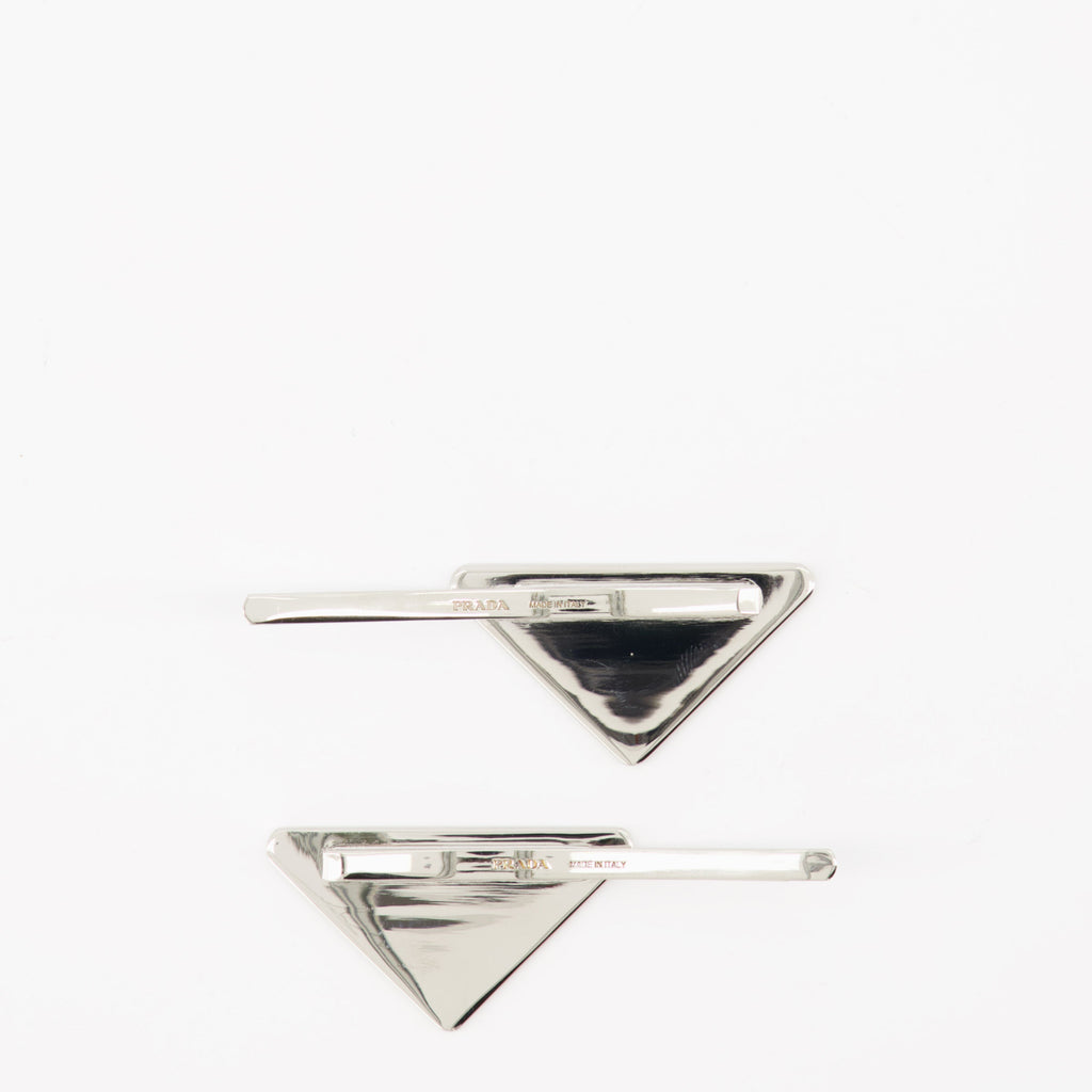 Image de l'article Pinces à cheveux noir de la marque Prada pour Femme - Saison Printemps-Été 2026 - Vue de Dos