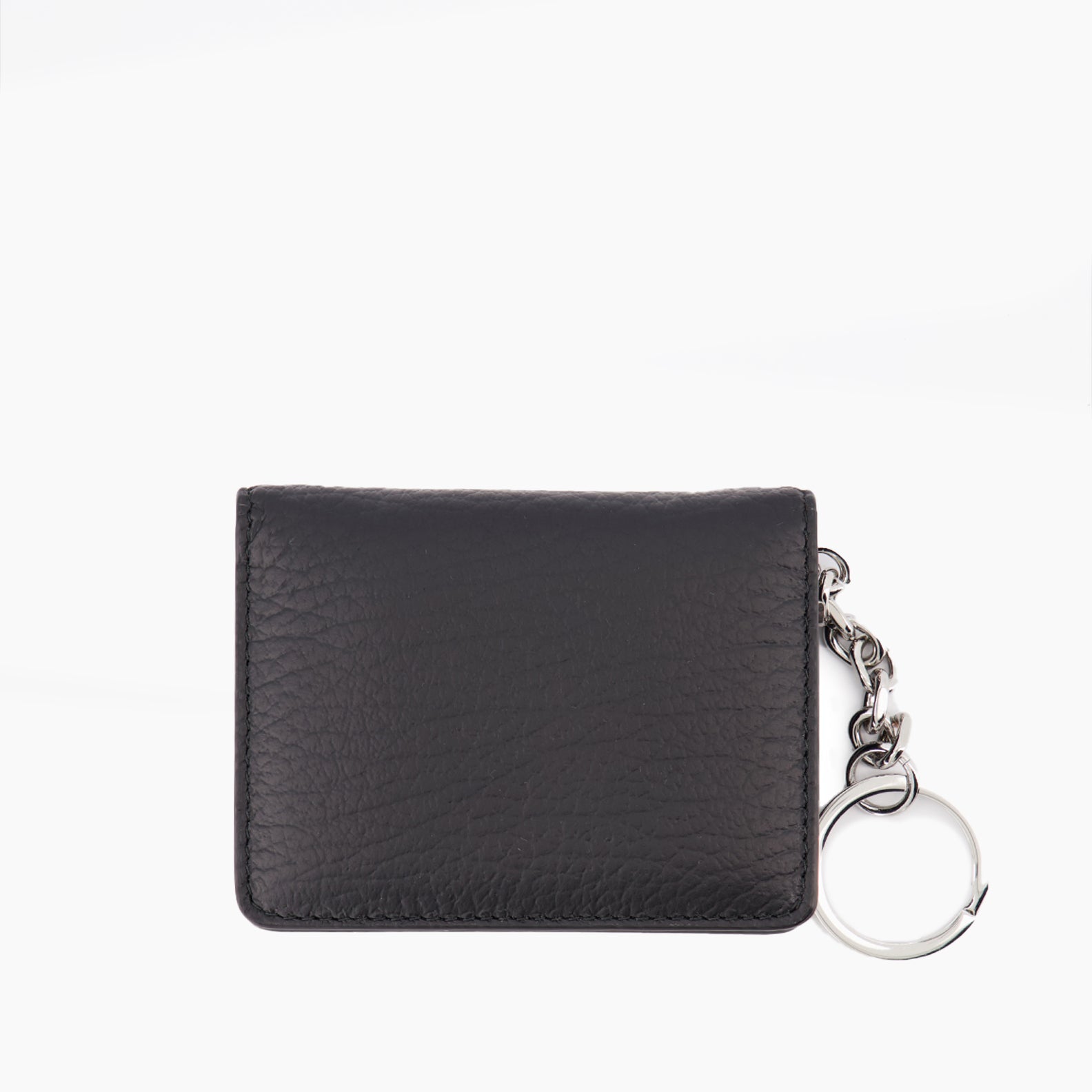 leather wallet, Maison Margiela, black wallet, Four Stitches, luxury accessories