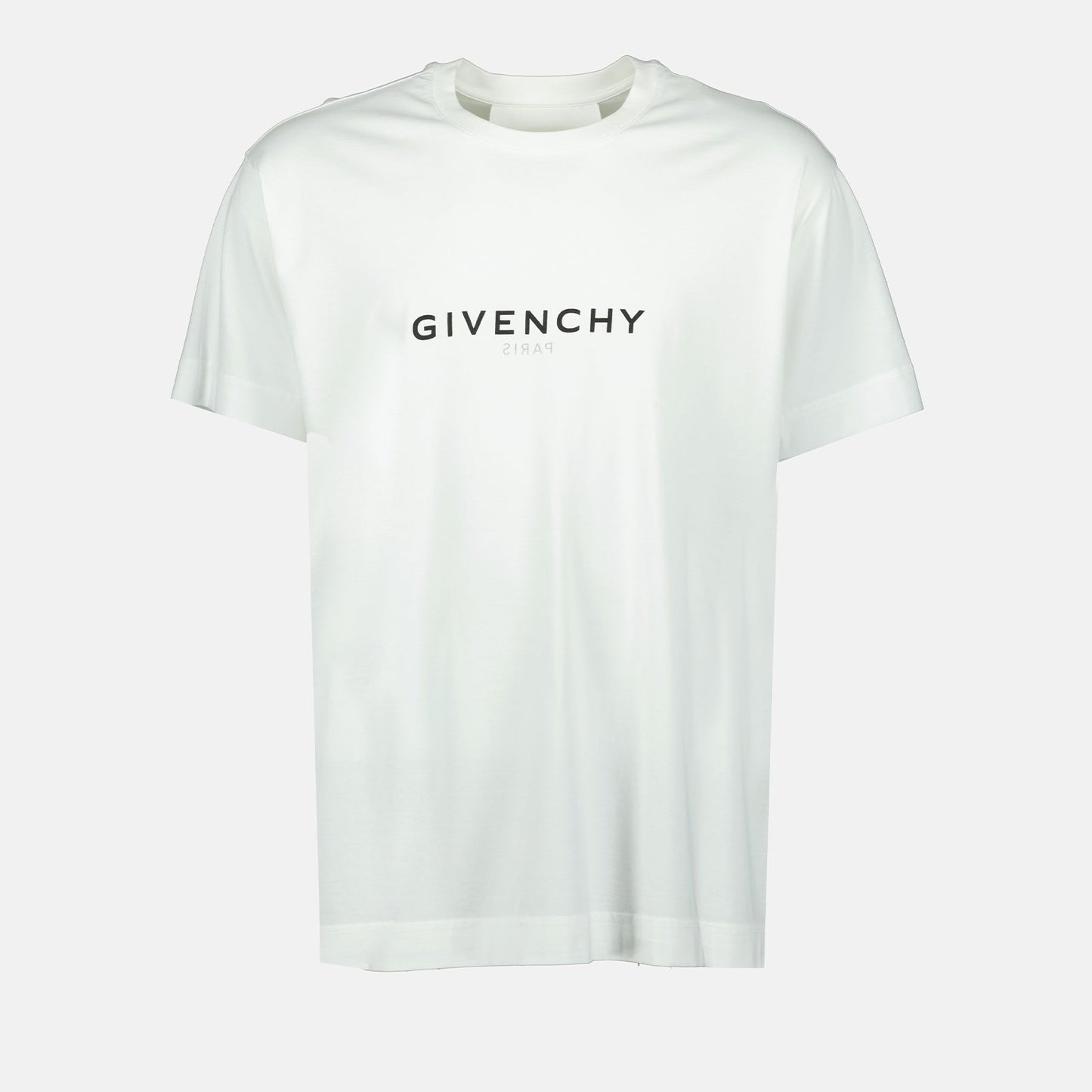 Givenchy, White T-shirt, Luxury Apparel, Logo T-shirt, Designer Clothing