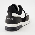New Lab sneakers, luxury footwear, white leather sneakers, suede sneakers, designer sneakers