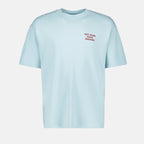 Light Blue Slogan T-shirt