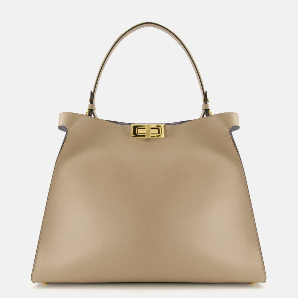 Way Large Leather Beige Bag