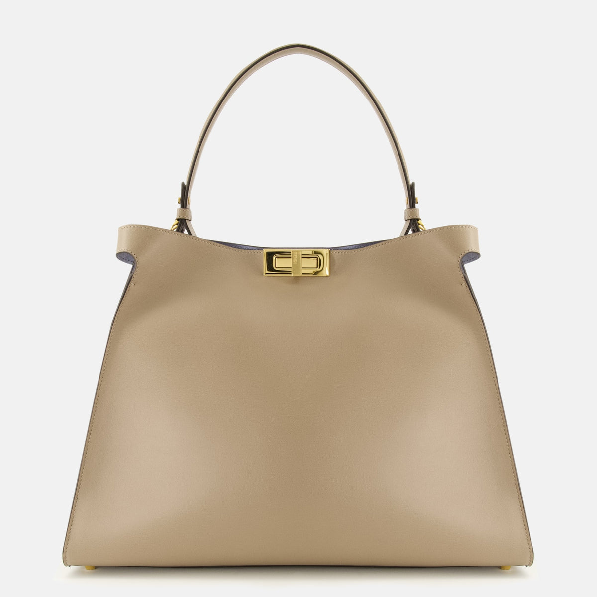 Way Large Leather Beige Bag