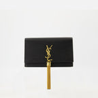 Kate Chain Bag, Black Leather Bag, Women's Accessories, Designer Handbag, Saint Laurent Style