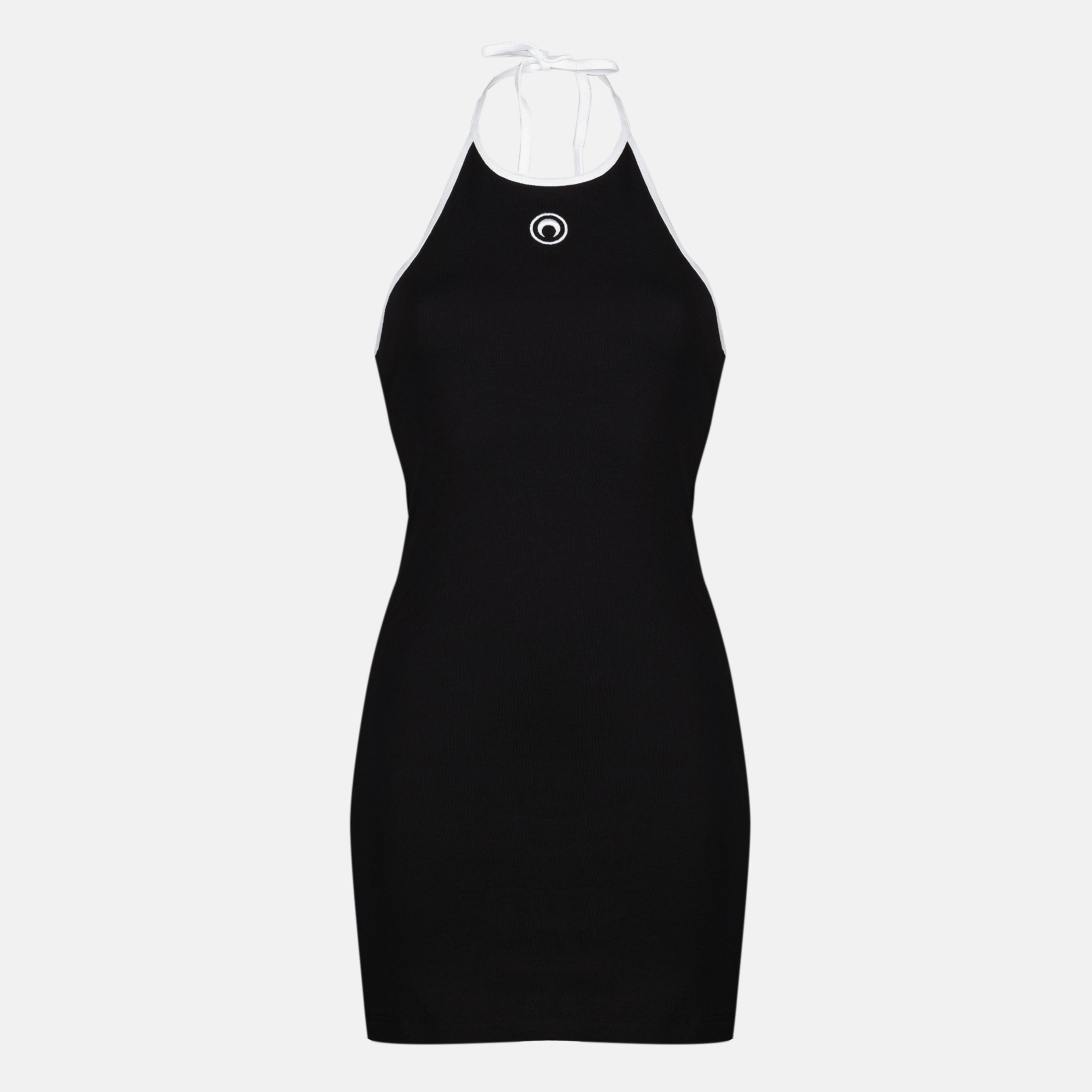 ショートムーンバックレスドレス