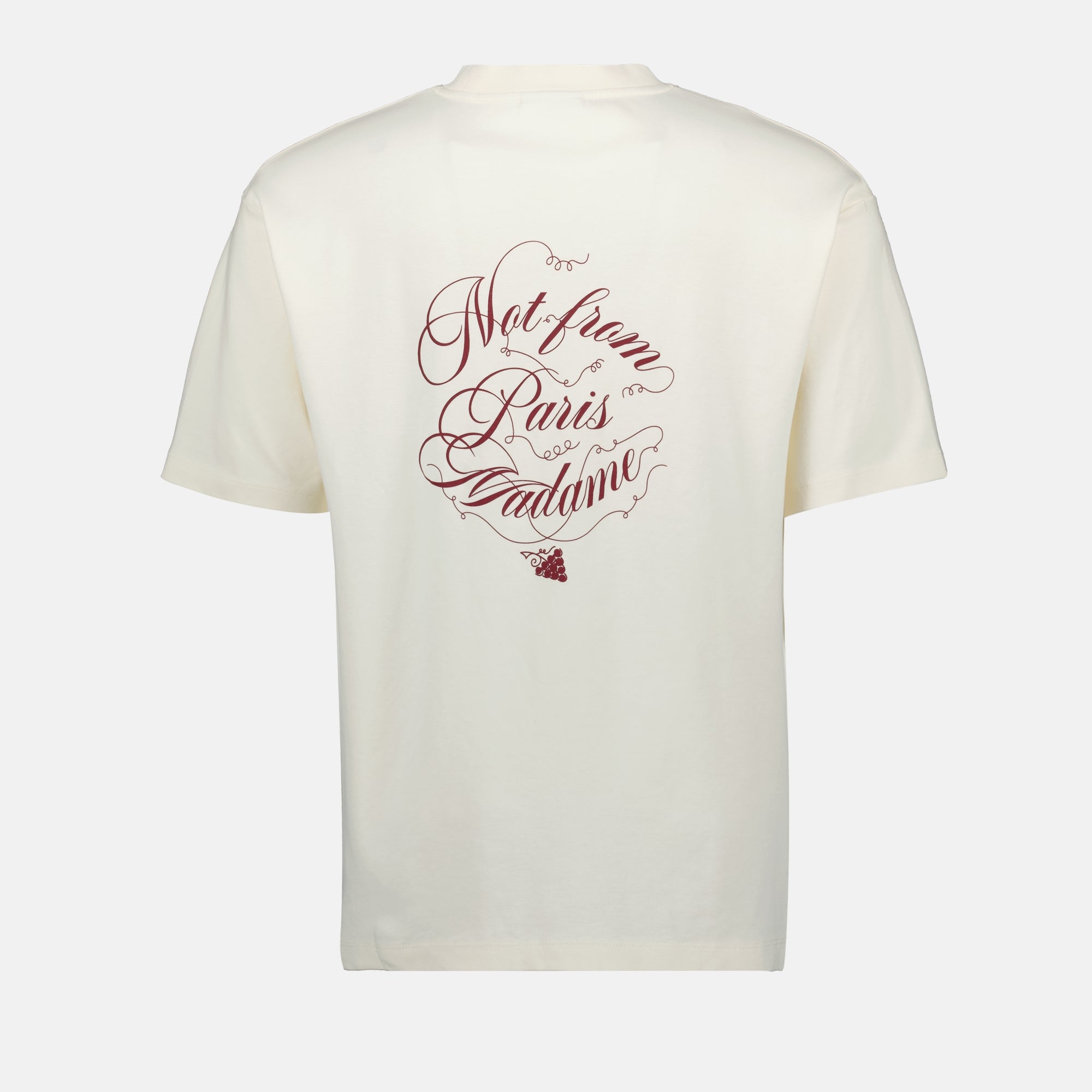 Slogan T-shirt Vignes Blanc