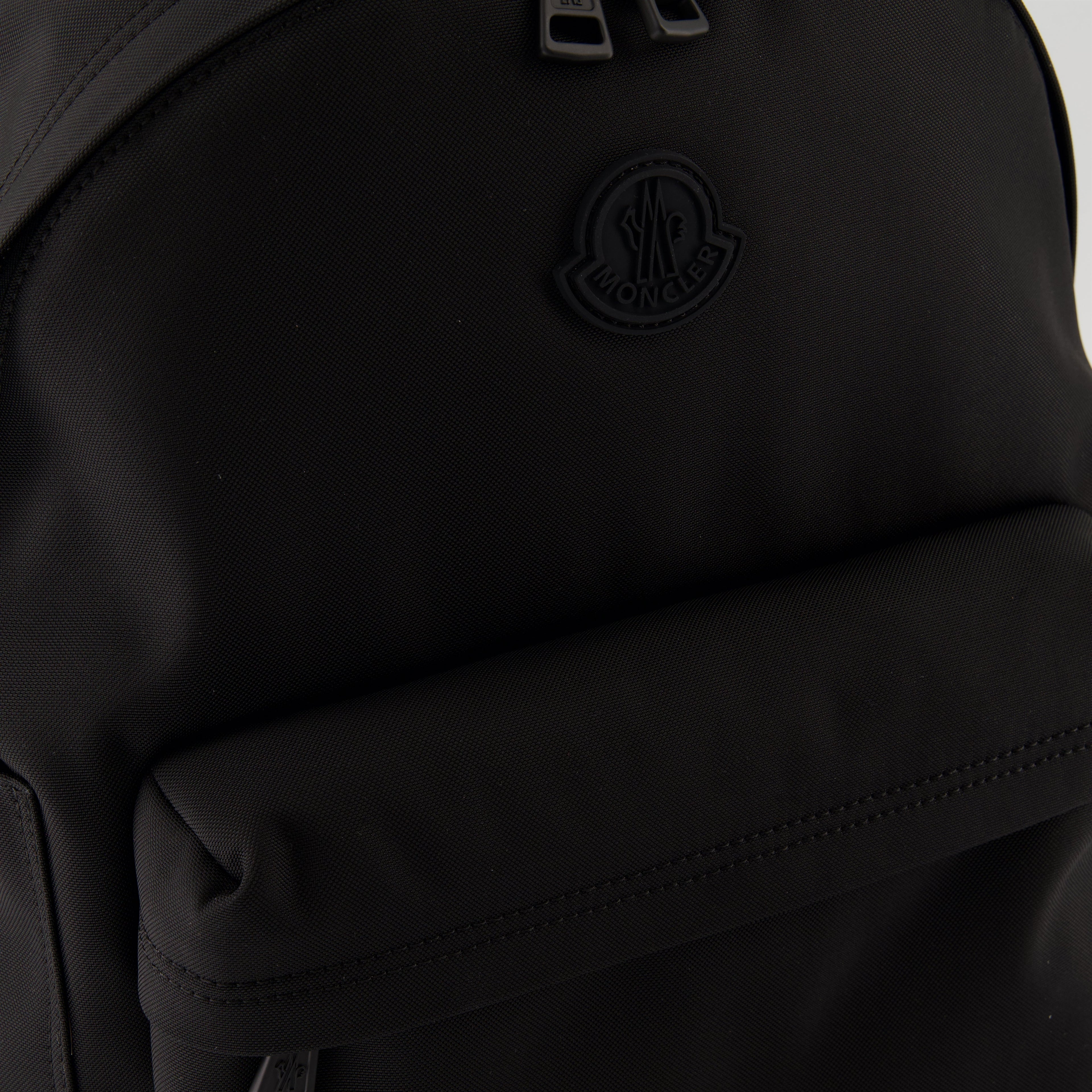 luxury backpack, black backpack, waterproof backpack, Moncler backpack, high-end accessories  