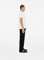 Burberry polo, EKD Cavalier, white cotton polo, luxury menswear, Spring-Summer 2024