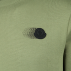 Imagen del sudadero con logo lavado de Moncler para hombres - Temporada Primavera-Verano 2025 - Detalle 2