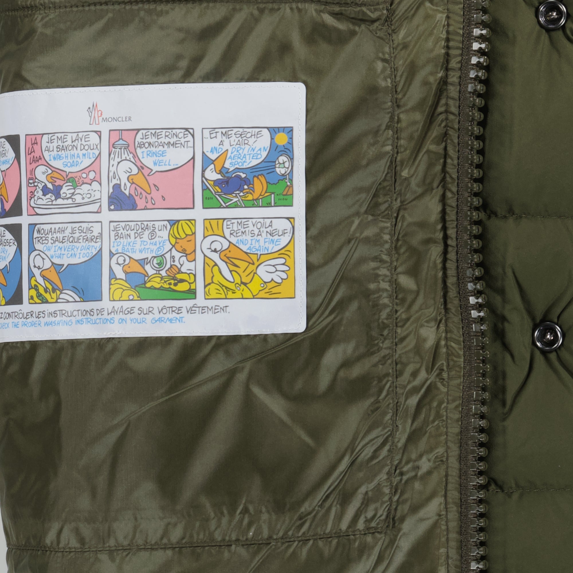 Tibb Kaki Sleeveless Puffer Vest