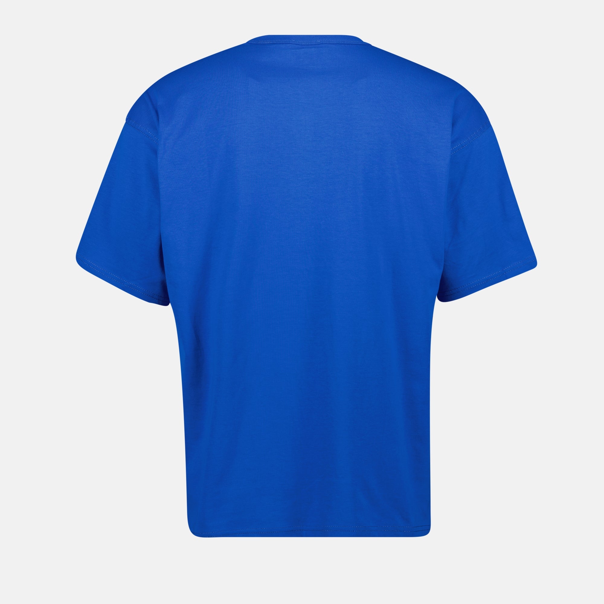 T-Boxt-R30, Navy Blue T-Shirt, Oversize Fit, Yellow Logo, Premium Cotton