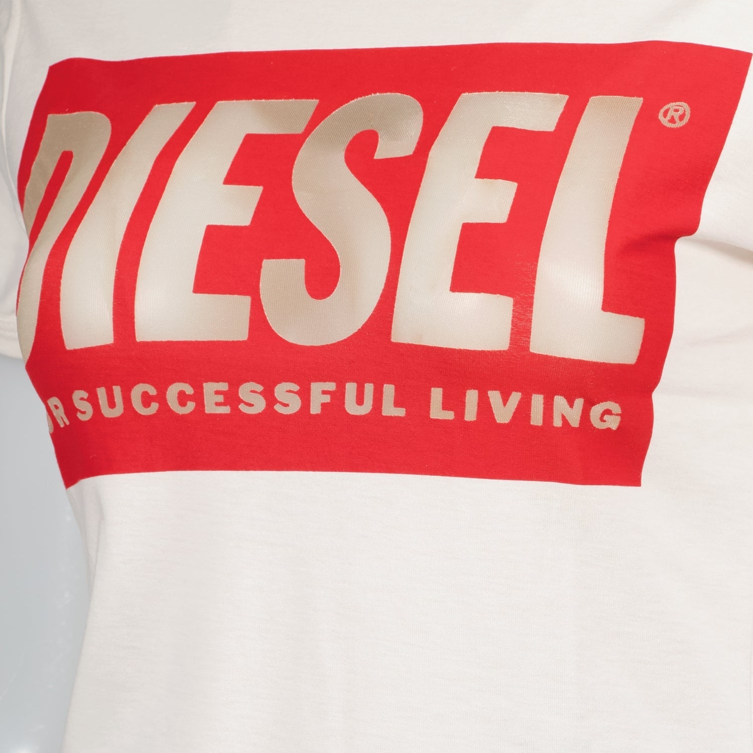 White T-Shirt, Diesel T-Shirt, Luxury Fashion, Cotton T-Shirt, Fall-Winter Collection