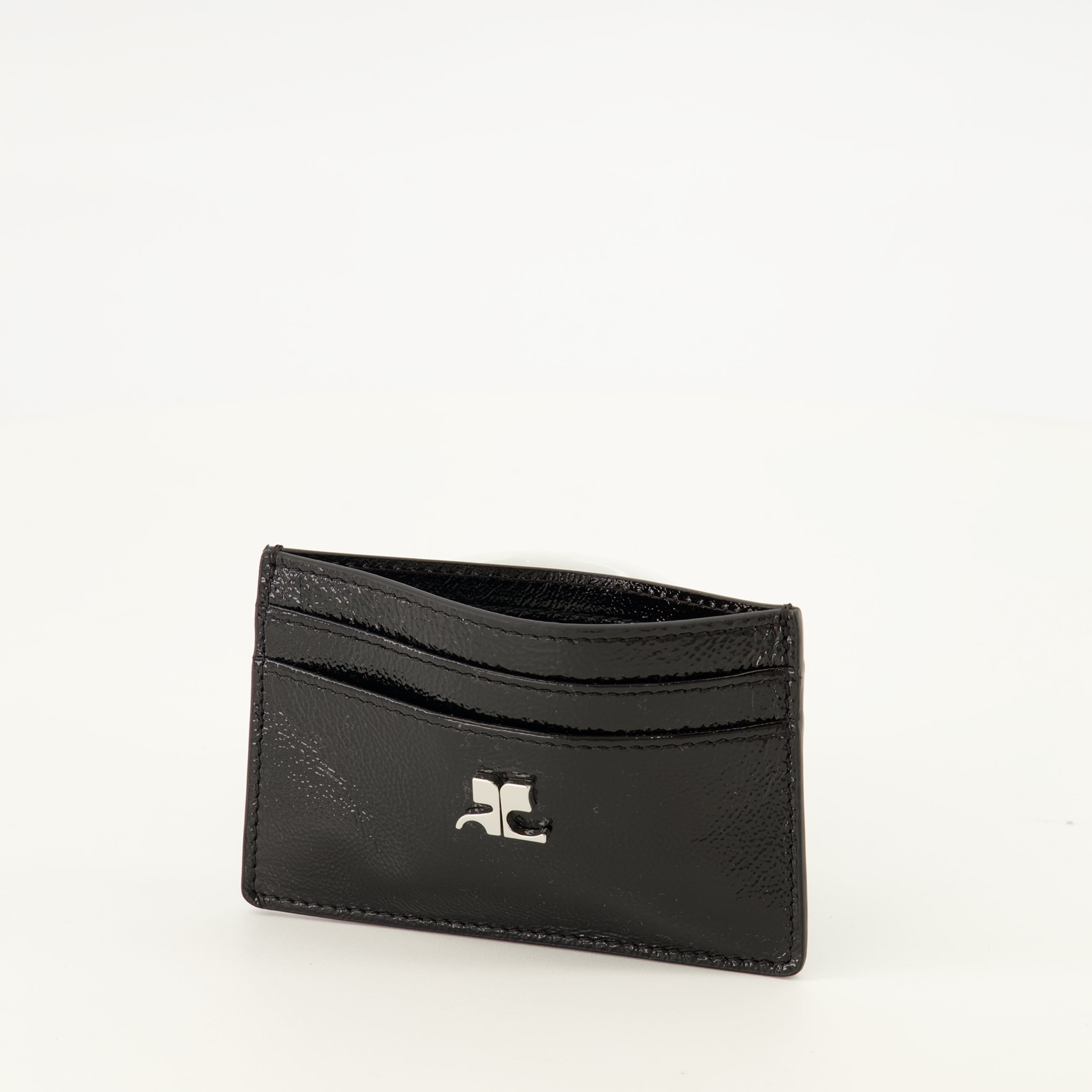 Porte-Cartes en Cuir Naplack Noir