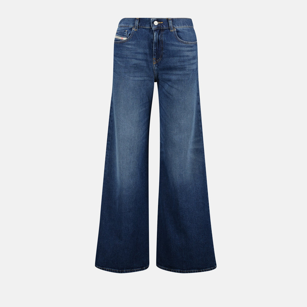 D-Akemi Jeans, Diesel Jeans, High Waist Denim, Relaxed Fit Jeans, Luxury Ready-to-Wear