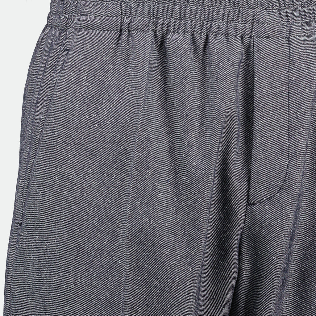 Image of Wool and Silk Sweatpants by Dior for Men - Season Spring-Summer 2025 - Detail View 1