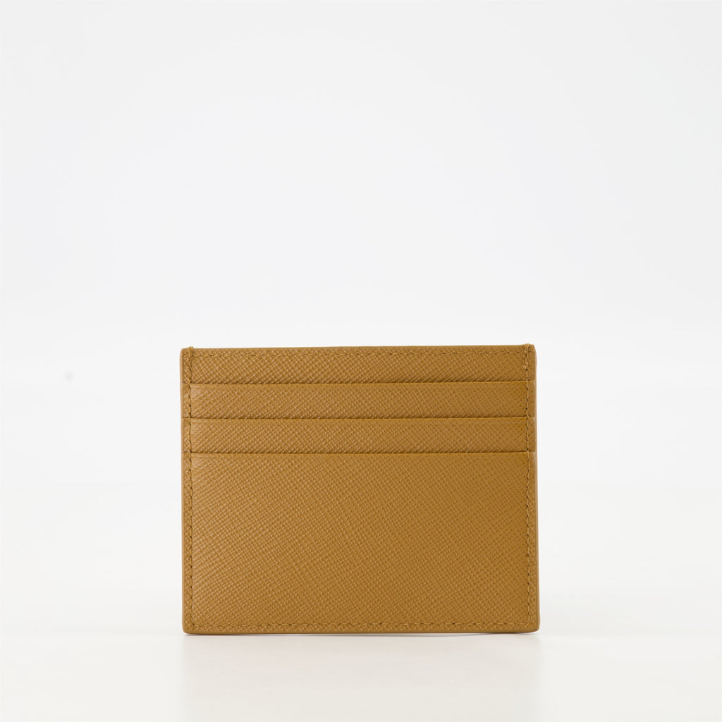 Immagine di un portacarte in pelle Saffiano di Prada per donne - Stagione Primavera-Estate 2025 - Vista posteriore