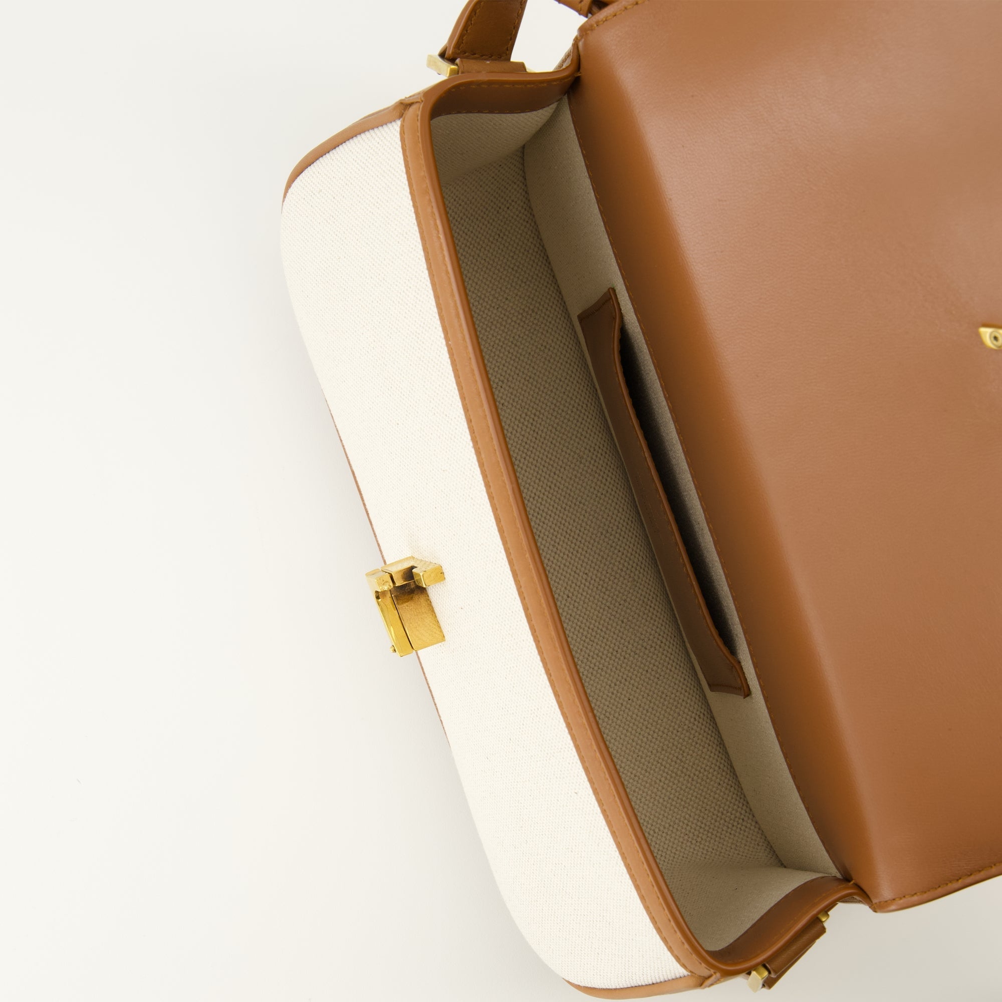 Saint Laurent bag, leather and cotton accessory, elegant bag, Spring-Summer collection, adjustable strap bag