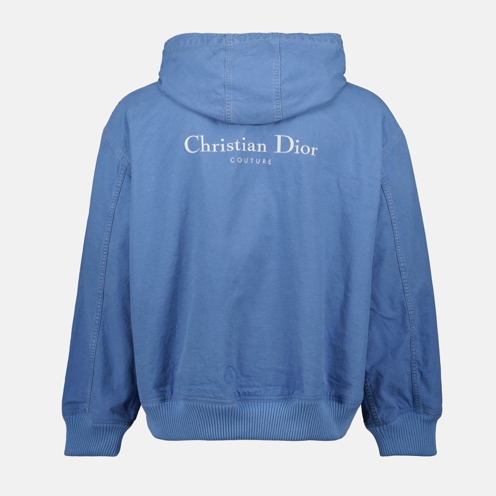 denim jacket, Christian Dior jacket, blue jacket, Spring-Summer collection, embroidered logo