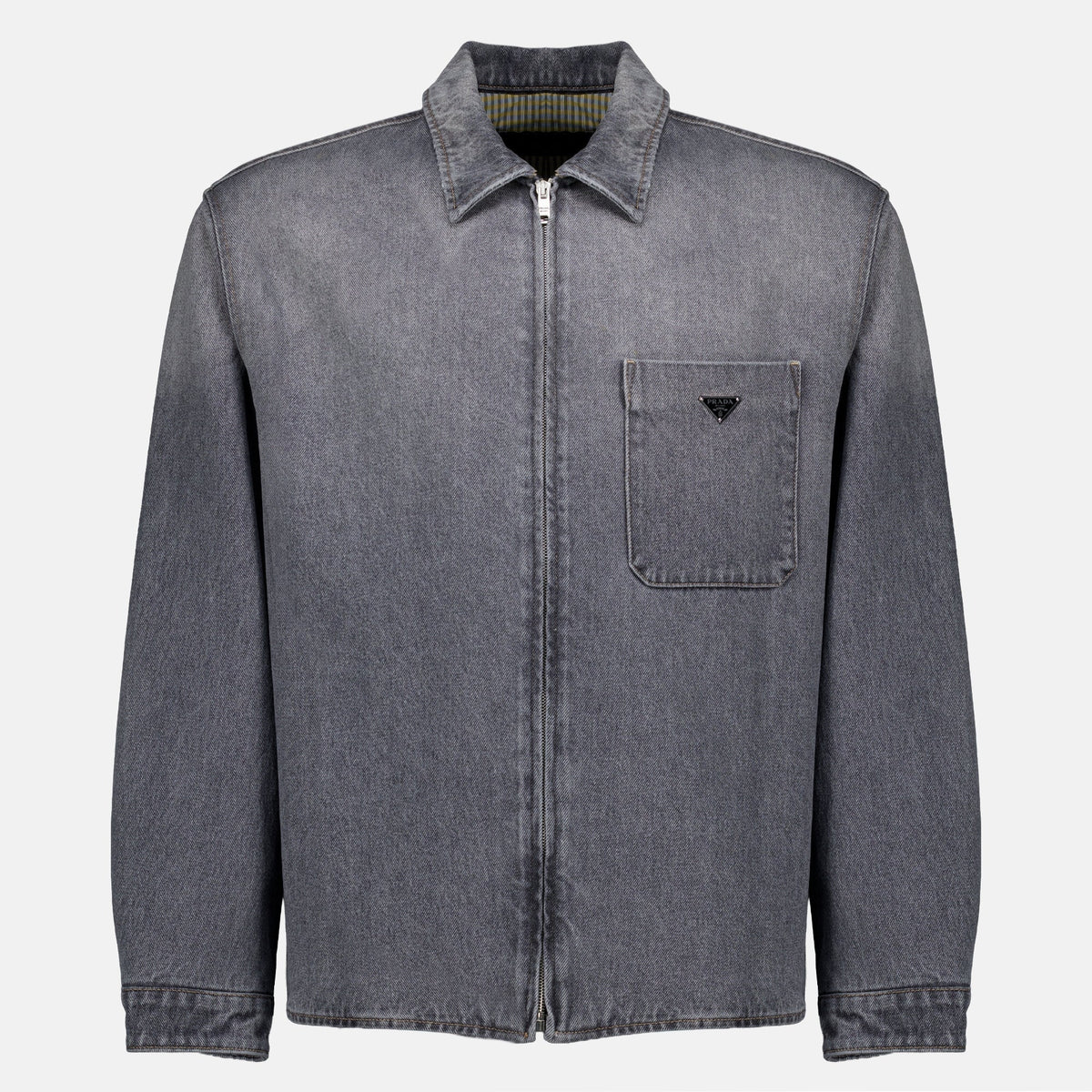 Camisa de Denim Negra