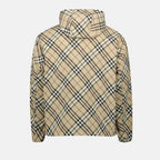 windbreaker, plaid jacket, men's outerwear, casual coat, Burberry fashion