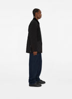 Quilted jacket, Burberry men's, black jacket, elegant jacket, Burberry jacket