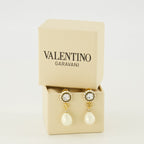 Vlogo Pearl and Crystal Earrings